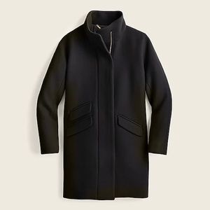 J Crew Cocoon coat in Italian stadium-cloth wool